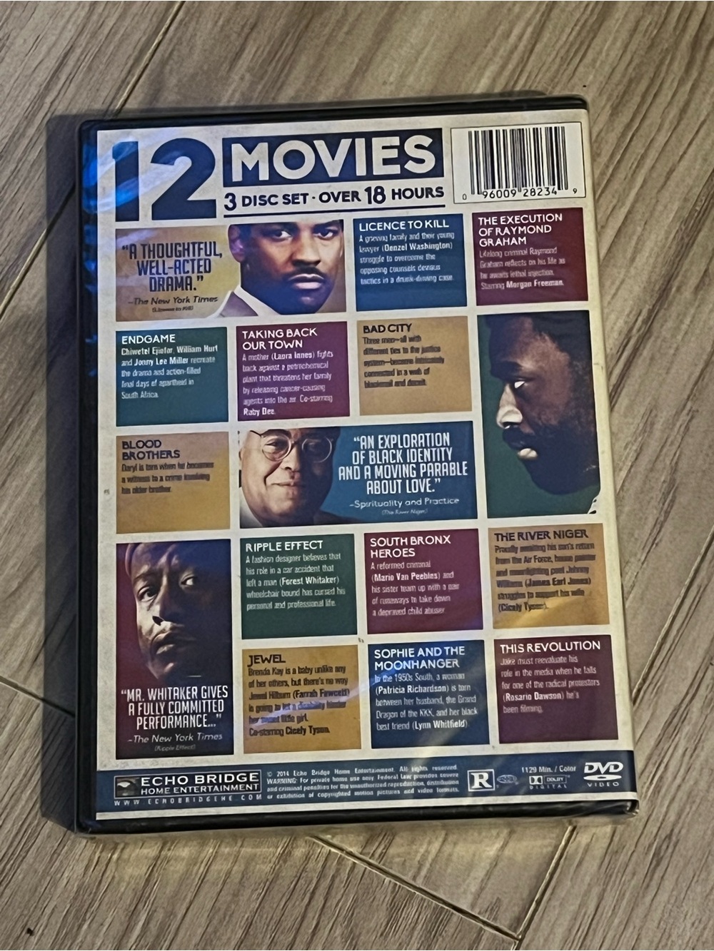 12 Movie Collection Denzel Washington Forest Whitaker  (DVD) RARE! -BRAND NEW-